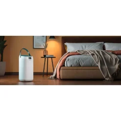 OLIMPIA SPLENDID AURA CARE Luftreiniger (0,3 Mikrometer, HEPA Filters, UV-C-Lampe, Ionisator, Touchscreen Display, Sleep & Autofunktion) Discount