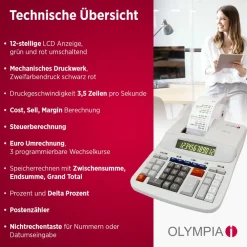 CPD 512 Tischrechner mit mechanischem Druckwerk ^ Olympia Sale