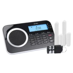 Olympia Protect 9730 drahtlose GSM Alarmanlagen-Set, Schwarz Best