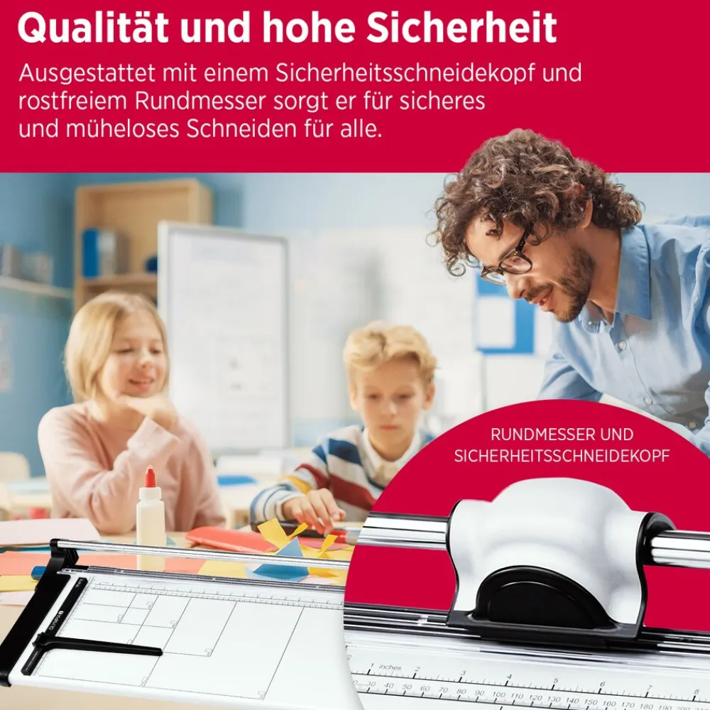TR 6712 Profi Rollenschneidegerät, DIN A2, bis 12 Blatt ^ Olympia