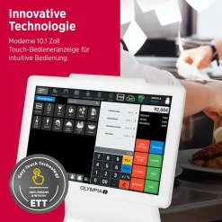 TS10 Allrounder Touch Scan Handel Gastro weiß ^ Olympia Hot