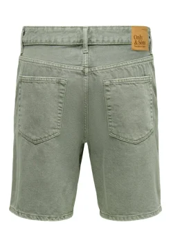 Jeanhort Edge GREEN 7979 TAI kurze Jeanhoe ^ Only & Sons Clearance