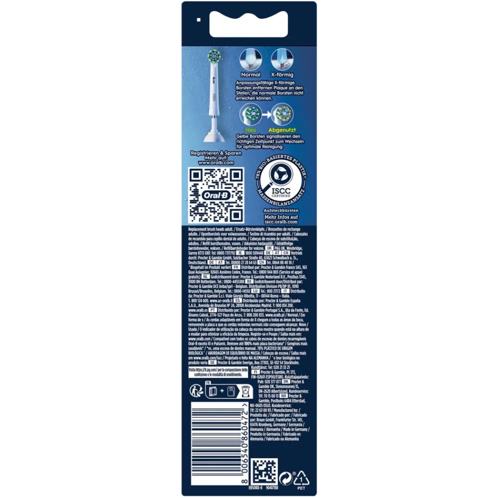 EB50RX-8 Pro CrossAction Ersatzbürsten ^ Oral-B Sale
