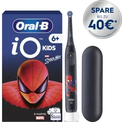 iO Kids 6+ Spiderman inkl. 1 Aufsteckbürste, 1 Reise-Etui Zahnbürste ^ Oral-B New