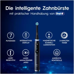 iO Series 9 Duo Black Onyx/Rose Quartz +tip ^ Oral-B Hot