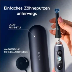 iO Series 9 Duo Black Onyx/Rose Quartz +tip ^ Oral-B Hot
