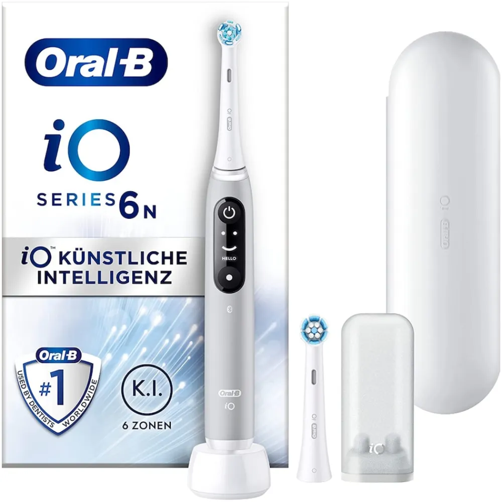 Oral-B iO Series 6 elektrische Zahnbürste Grey Opal JAS22