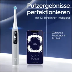 Oral-B iO Series 6 elektrische Zahnbürste Grey Opal JAS22