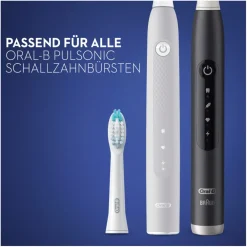 Oral-B Pulsonic Clean Aufsteckbürsten für Schallzahnbürsten, 4 Stück Best