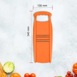 Börner Original Roko PowerLine - Gemüse- und Obstschneider für feine Streifen Gemüsehobel Julienneschneider Grün Best