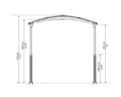 PALRAM - Canopia | Alpine 3.6 X 6.5 Carport Wohnmobil in Grau Best