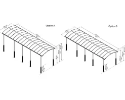 - Canopia | Alpine 3.6 X 11 Carport Wohnmobil Grau ^ PALRAM Sale