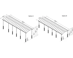 - Canopia | Alpine 3.6 X 13 Carport Wohnmobil in Grau ^ PALRAM Discount