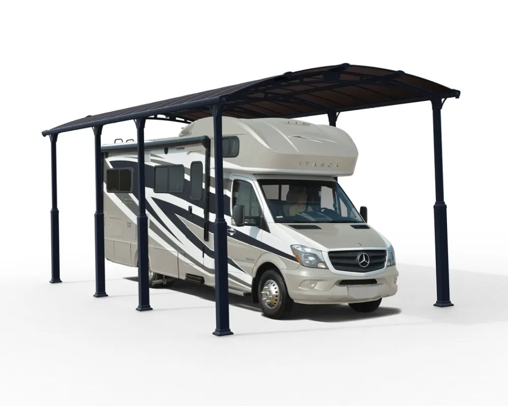 - Canopia | Alpine 3.6 X 9 Carport Wohnmobil in Grau ^ PALRAM Best
