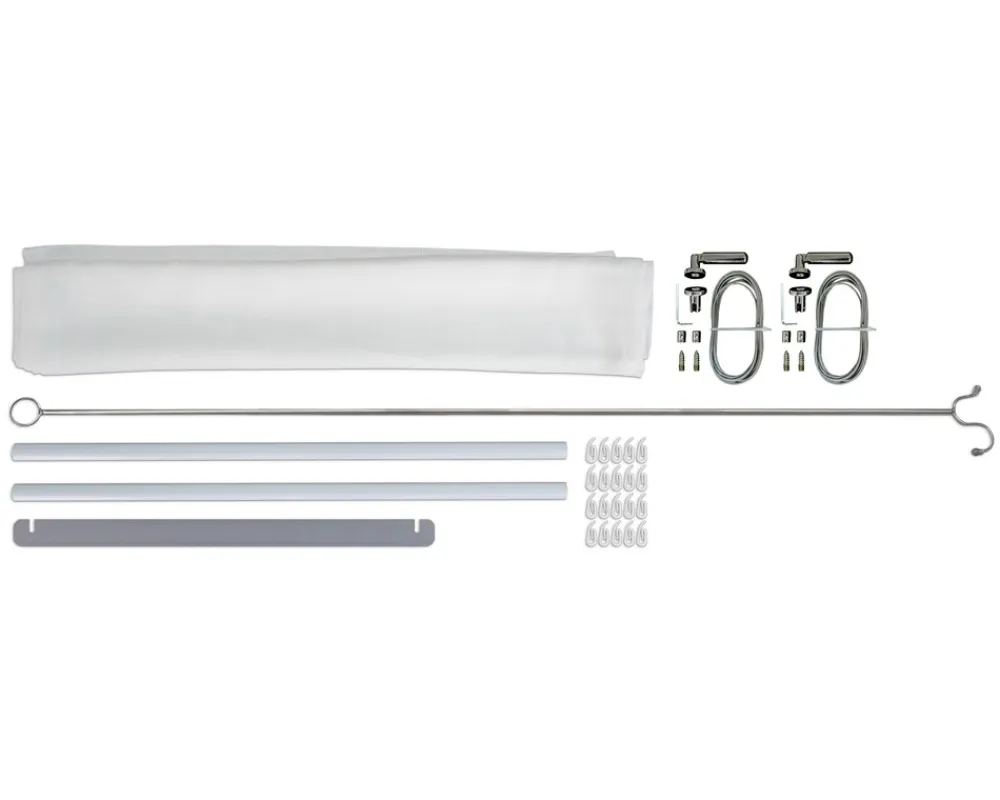 - Canopia | Beschattung, Sonnensegel für 3x8.5 Terrassenüberdachung, weiß ^ PALRAM