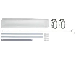 - Canopia | Beschattung, Sonnensegel für 3x8.5 Terrassenüberdachung, weiß ^ PALRAM