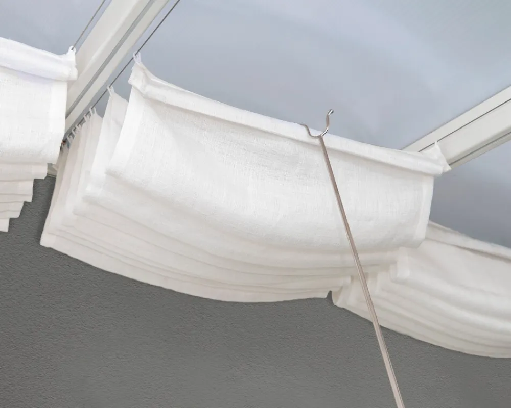 - Canopia | Beschattung, Sonnensegel für 3x8.5 Terrassenüberdachung, weiß ^ PALRAM