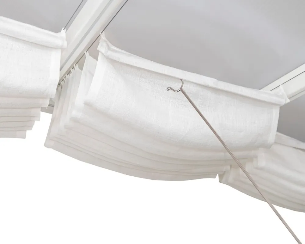 - Canopia | Beschattung, Sonnensegel für 3x8.5 Terrassenüberdachung, weiß ^ PALRAM