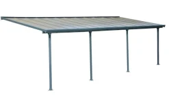 Canopia Feria Terrassenüberdachung anthrazit 730x295x260-305 cm (LxBxH) ^ PALRAM