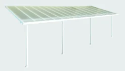 - Canopia |Feria 3x8.5 Terrassenüberdachung weiß, klar ^ PALRAM