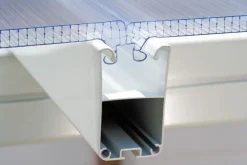 - Canopia |Feria 3x8.5 Terrassenüberdachung weiß, klar ^ PALRAM