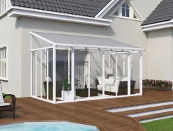 PALRAM - Canopia  SanRemo Wintergarten, weiß in cm H 285-310 cm x B 295 cm x T 430 cm New