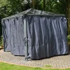 - Canopia | Vorhangset für 3 - 4m Pavillons, anthrazit ^ PALRAM Hot