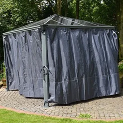 - Canopia | Vorhangset für 3 - 4m Pavillons, anthrazit ^ PALRAM Hot