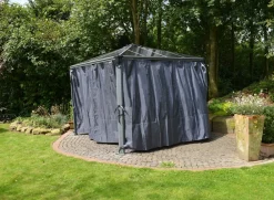 - Canopia | Vorhangset für 3 - 4m Pavillons, anthrazit ^ PALRAM Hot
