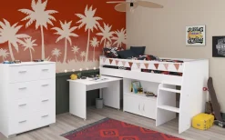 Parisot Kinderzimmer 2-teilig "Reverse 13" Weiß Hot