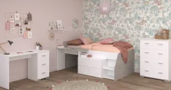 Kinderzimmer 3-teilig "Milky 15" Weiß / Grey Loft ^ Parisot Online