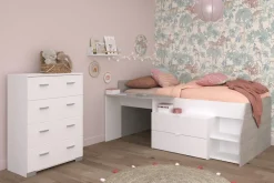 Kinderzimmer 2-teilig "Milky 16" Weiß / Grey Loft ^ Parisot Online