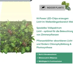 Wall Spot 90cm, Abstrahlwinkel 15°, LED Wachstumslampe, Grow Light für Zimmerpflanzen und Grünpflanzen, Fassaden- und Wandbegrünung ^ Parus by Venso Best