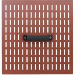 MCW Pelletbehälter -Q30 Waben, Pelletbox Aufbewahrungsbox für z.B. Tierfutter, Rollen Füße 64x36x36cm ~ kupferfarben Hot