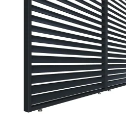 Bellavista Pergola Pavillon mit Lamellen Dach Oasis 3,6 x 4m anthrazit Clearance