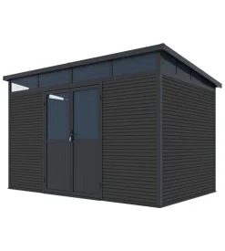 PergoLine Gartenhaus 3422 Aluminium & WPC Anthrazit Best