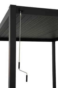 PergoLine Trumpf Pergola Alu Stahl 3 m x 3 m anthrazit Sale