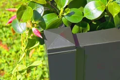 KHW Pflanzkasten groß mit Spalier 100 cm, Anthrazit Clearance