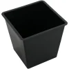MCW Pflanzkasten -P84, Blumenkasten quadratisch Outdoor Stahl Akazie 43x33x33cm MVG-zertifiziert ~ schwarz Online