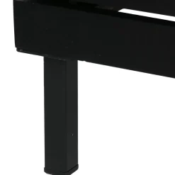 MCW Pflanzkasten -P84, Blumenkasten quadratisch Outdoor Stahl Akazie 43x33x33cm MVG-zertifiziert ~ schwarz Online