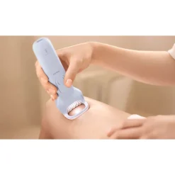 Philips Series 8000 BRE708/00 Epilierer (ProGuide, nass oder trocken verwendbar, 100 % wasserabweisend, Double Action-Technologie, 360°-LED-Licht, 32 Pinzetten, 2 Geschwindigkeiten, 3 Aufsätze insgesamt, Akkubetrieb, 60 Min. mit einer Ladung, Aufbewahrungs Clearance