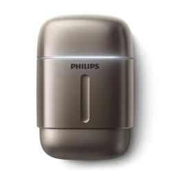 700 Series S791/06 Travel Shaver Herrenrasierer (DualSteel-Präzisionsklingen, Lift &; Cut-Technologie, kompaktes Premium-Design, 4-dimensional bewegliche Flex-Scherköpfe, nass und trocken einsetzbar, Akkulaufzeit 60 Min., Nasenhaartrimmer-Aufsatz, ^ Philips Best