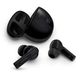TAT2520 schwarz True Wireless In-Ear Kopfhörer (Headset-Funktion, Bluetooth, kabellos, ANC, USB) ^ Philips Clearance