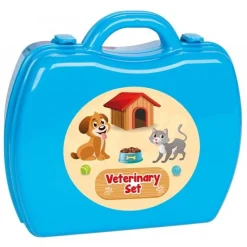 Kinderspielzeug Tierarztkoffer 03564 Futternapf Spritze Schere Pinzette ^ Pilsan Online