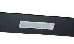 PKM Dunstabzugshaube 6091BH - Kaminhaube Stahlblech schwarz lackiert mit 2 Fettfiltern, 348 m³/h, LED-Beleuchtung, 60 cm breit, EEK B