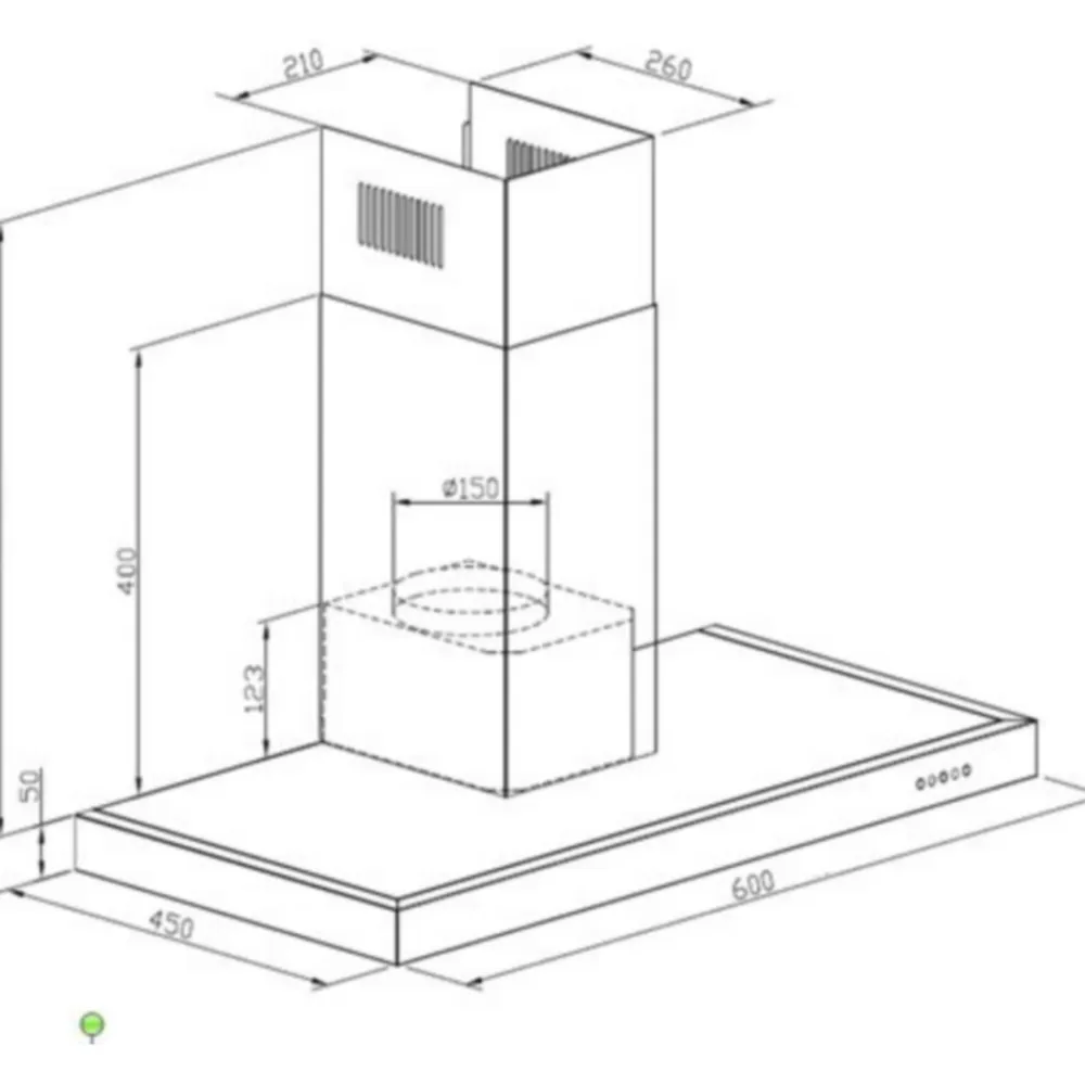 Dunstabzugshaube 6004W 378m³2x40 ^ PKM Clearance