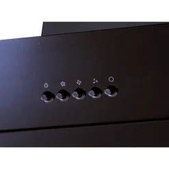 Dunstabzugshaube 9039X, 303m³,LED Kopffreihaube schwarz 60 cm ^ PKM Best