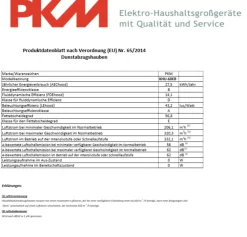 PKM Flachschirmhaube KHU-60EB 60cm Dunstabzugshaube ausziehbar Edelstahlblende Outlet