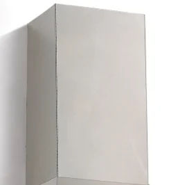 Kaminabzugshaube 6090-2H - 60cm, Edelstahl, Wandesse, Dunstabzugshaube ^ PKM New