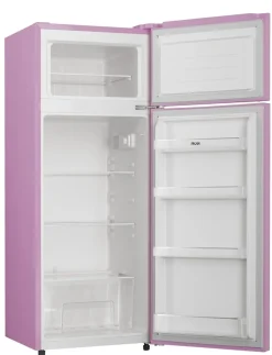 Kühl-Gefrierkombination GK210-2 SP - Pink glänzend ; 206 L (170/36) Nutzinhalt; EEK: E; Maße (HxBxT in cm) 143,00 x 54,00 x 54,50 ^ PKM Online